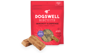 Dogswell Immunity & Defense Duck Biscuit Dog Treats Bag