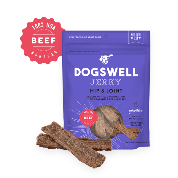 Hip & Joint Beef Jerky | Dogswell