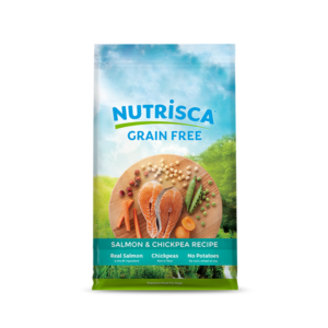 Nutrisca Salmon and Chickpea Dry Dog Food - Front of Bag