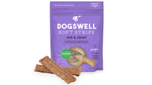 Dogswell Hip & Joint Chicken Soft Strips Dog Treats Bag